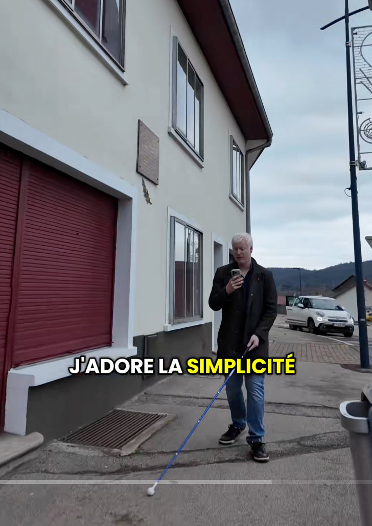 Vidéo de Luca utilisant l'application mobile Lumyeye